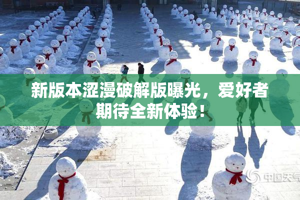 新版本涩漫破解版曝光，爱好者期待全新体验！
