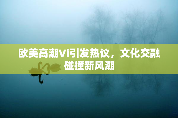 欧美高潮Vi引发热议，文化交融碰撞新风潮