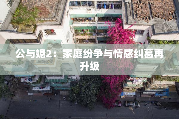 公与媳2：家庭纷争与情感纠葛再升级