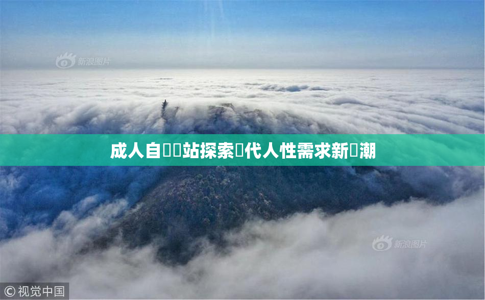 成人自娛網站探索現代人性需求新風潮