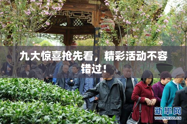 九大惊喜抢先看，精彩活动不容错过！