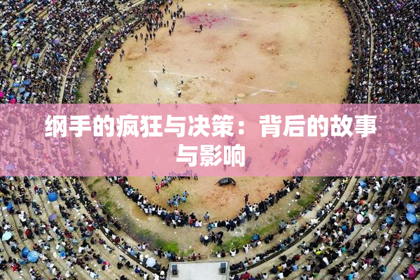 纲手的疯狂与决策：背后的故事与影响