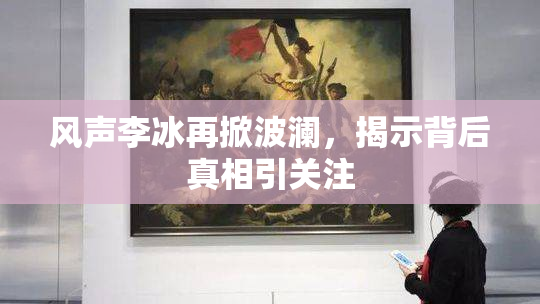 风声李冰再掀波澜，揭示背后真相引关注