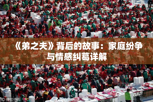 《弟之夫》背后的故事：家庭纷争与情感纠葛详解