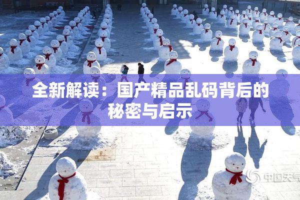 全新解读：国产精品乱码背后的秘密与启示
