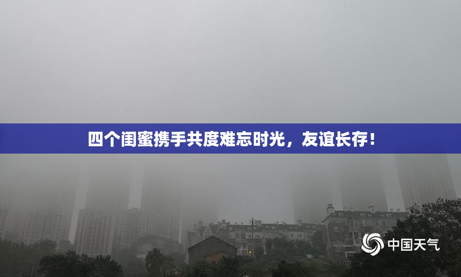 四个闺蜜携手共度难忘时光，友谊长存！