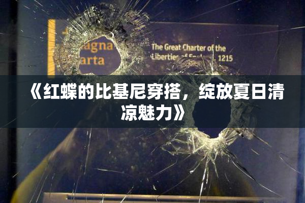 《红蝶的比基尼穿搭，绽放夏日清凉魅力》