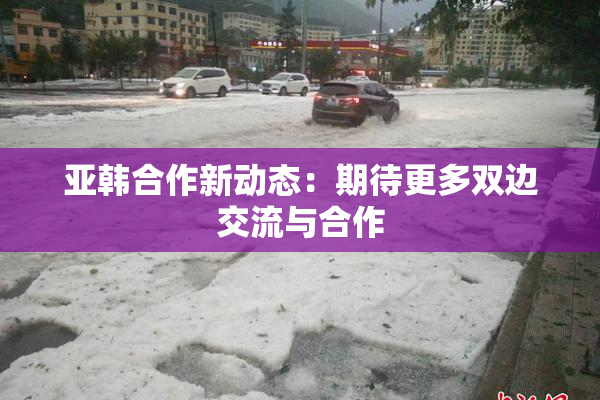 亚韩合作新动态：期待更多双边交流与合作