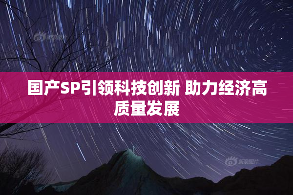 国产SP引领科技创新 助力经济高质量发展
