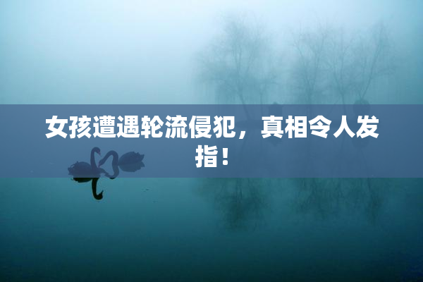 女孩遭遇轮流侵犯，真相令人发指！