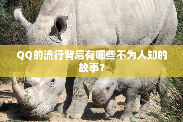 QQ的流行背后有哪些不为人知的故事？