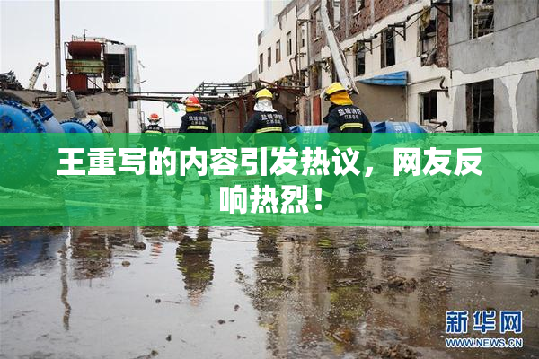 王重写的内容引发热议，网友反响热烈！