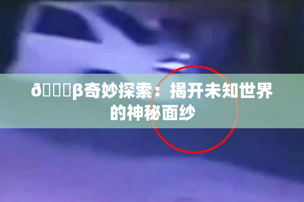 👙β奇妙探索：揭开未知世界的神秘面纱