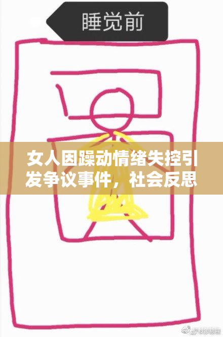 女人因躁动情绪失控引发争议事件，社会反思不断