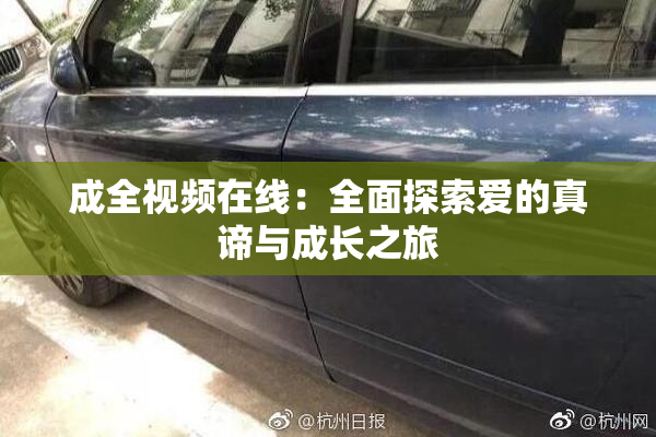 成全视频在线：全面探索爱的真谛与成长之旅