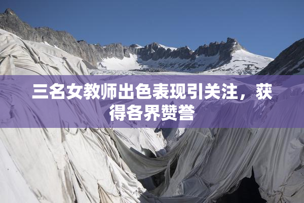 三名女教师出色表现引关注，获得各界赞誉