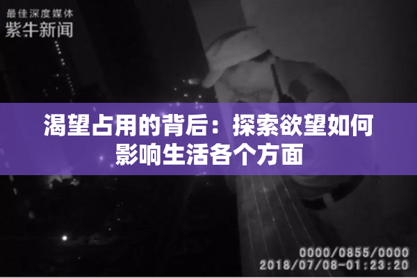 渴望占用的背后：探索欲望如何影响生活各个方面