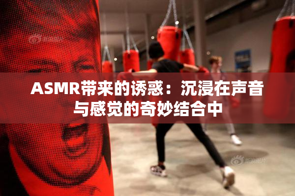 ASMR带来的诱惑：沉浸在声音与感觉的奇妙结合中