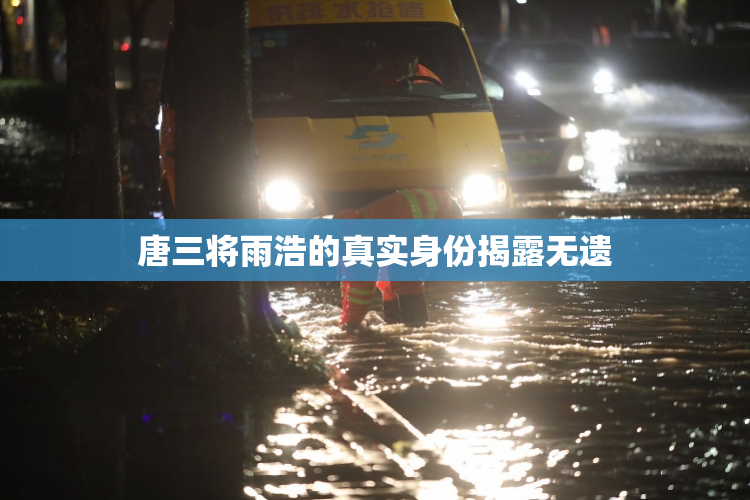 唐三将雨浩的真实身份揭露无遗