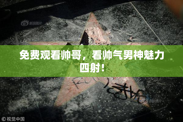 免费观看帅哥，看帅气男神魅力四射！