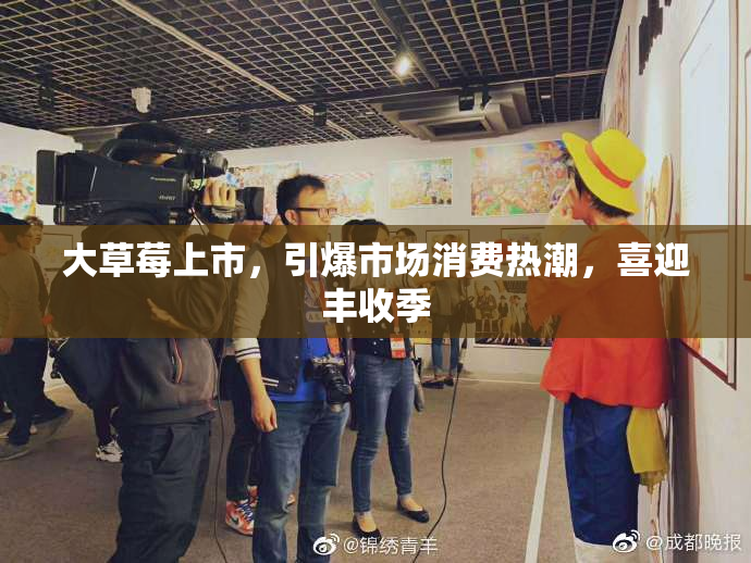 大草莓上市，引爆市场消费热潮，喜迎丰收季