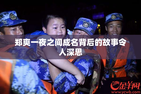 郑爽一夜之间成名背后的故事令人深思