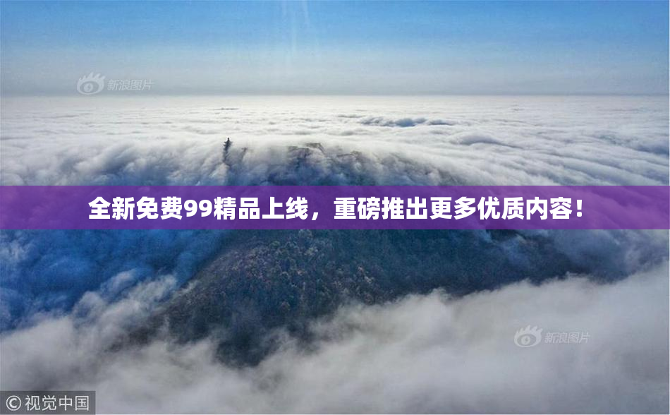 全新免费99精品上线，重磅推出更多优质内容！