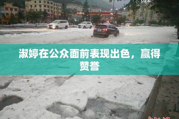 淑婷在公众面前表现出色，赢得赞誉