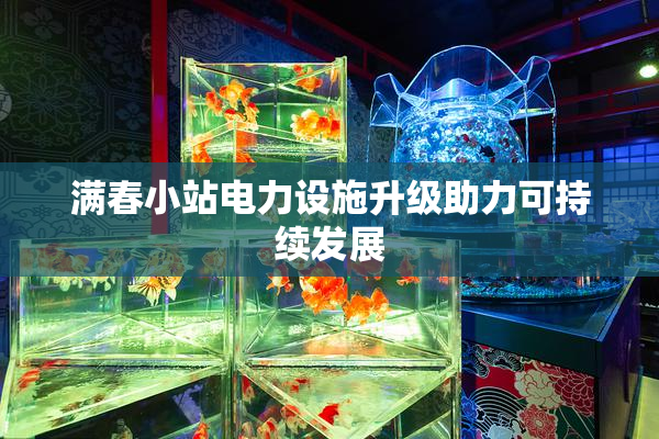 满春小站电力设施升级助力可持续发展
