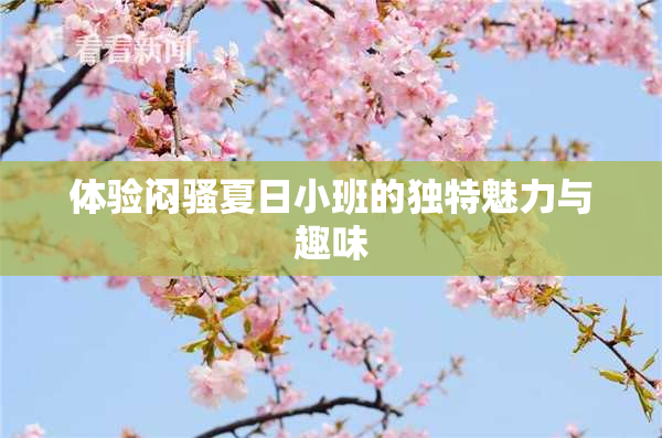 体验闷骚夏日小班的独特魅力与趣味