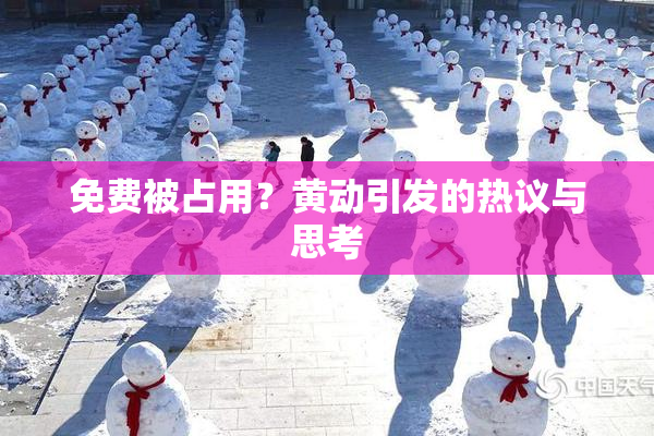 免费被占用？黄动引发的热议与思考
