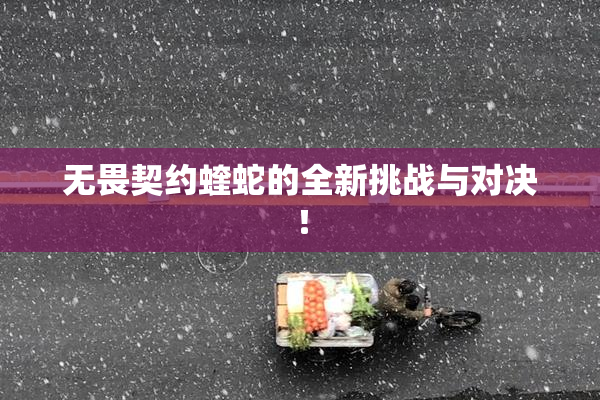 无畏契约蝰蛇的全新挑战与对决！