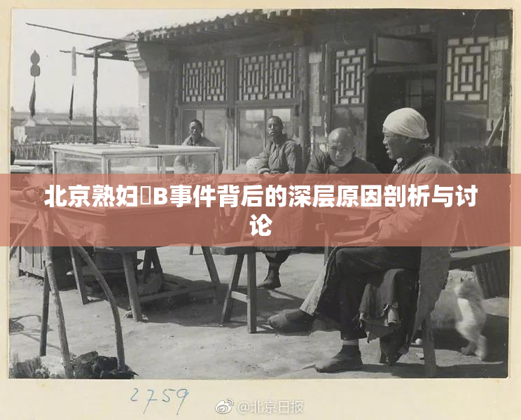 北京熟妇槡B事件背后的深层原因剖析与讨论