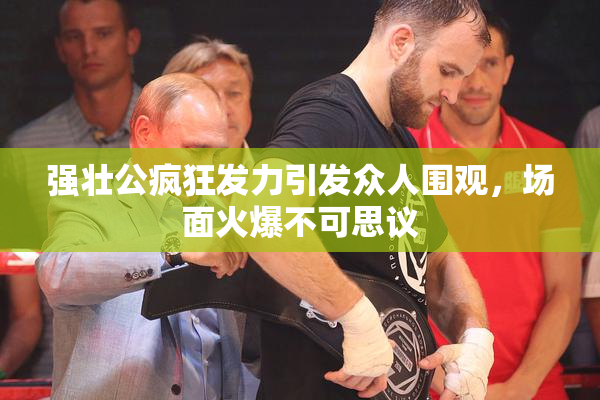 强壮公疯狂发力引发众人围观，场面火爆不可思议