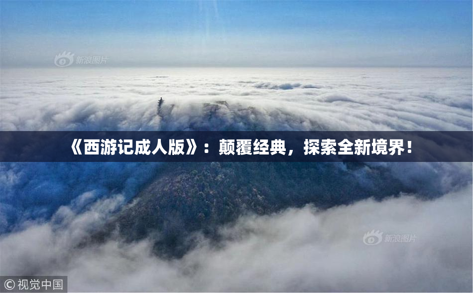 《西游记成人版》：颠覆经典，探索全新境界！