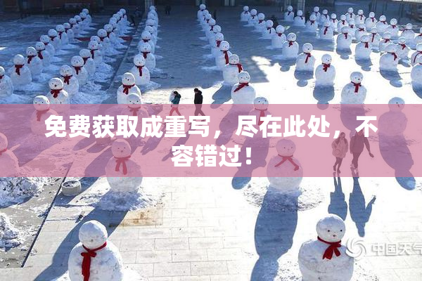 免费获取成重写，尽在此处，不容错过！