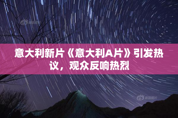 意大利新片《意大利A片》引发热议，观众反响热烈
