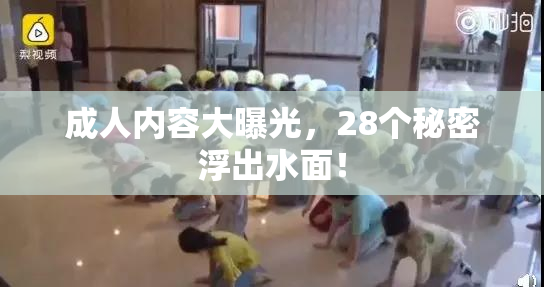 成人内容大曝光，28个秘密浮出水面！