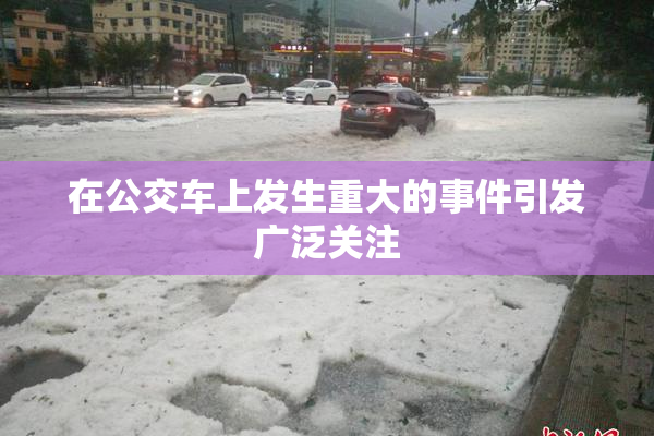 在公交车上发生重大的事件引发广泛关注