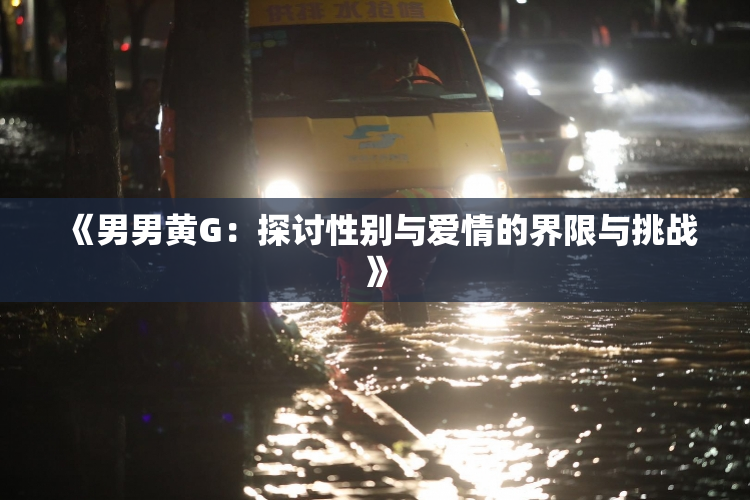 《男男黄G：探讨性别与爱情的界限与挑战》