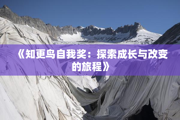 《知更鸟自我奖：探索成长与改变的旅程》