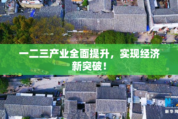一二三产业全面提升，实现经济新突破！