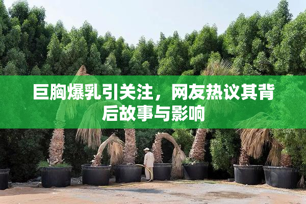 巨胸爆乳引关注，网友热议其背后故事与影响