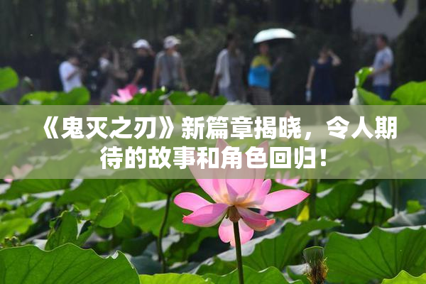 《鬼灭之刃》新篇章揭晓，令人期待的故事和角色回归！