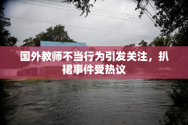 国外教师不当行为引发关注，扒裙事件受热议
