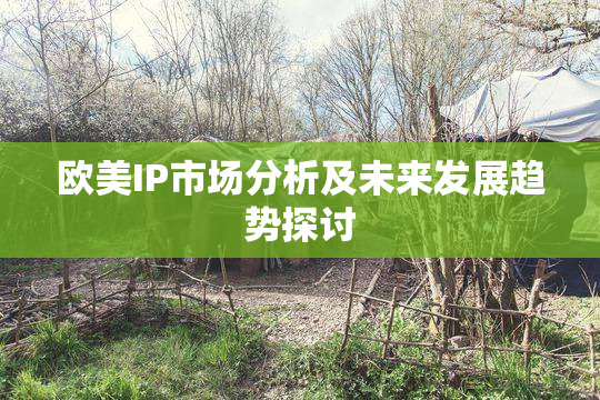 欧美IP市场分析及未来发展趋势探讨