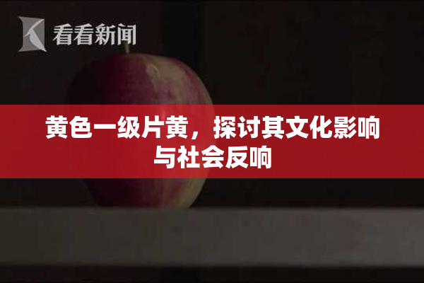 黄色一级片黄，探讨其文化影响与社会反响