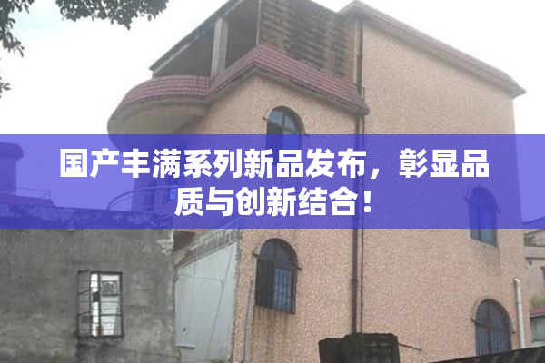 国产丰满系列新品发布，彰显品质与创新结合！