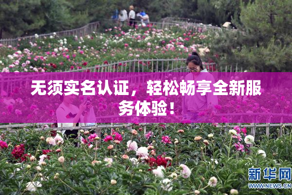 无须实名认证，轻松畅享全新服务体验！