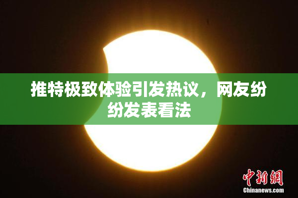 推特极致体验引发热议，网友纷纷发表看法